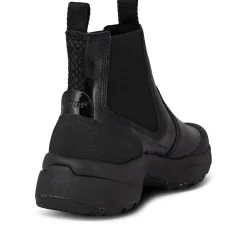 Women Woden Hega Patent Waterproof - Black