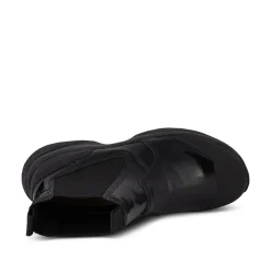 Women Woden Hega Patent Waterproof - Black
