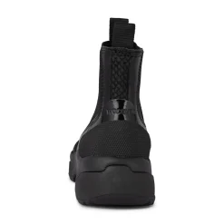 Women Woden Hega Patent Waterproof - Black