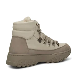 Women Woden Iris Track Leather - Whisper White/Silver Lining