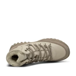Women Woden Iris Track Leather - Whisper White/Silver Lining