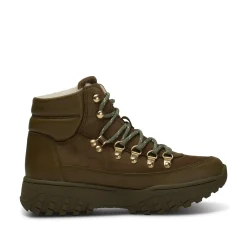 Women Woden Iris Track Leather Suede - Cypress/Dark Olive