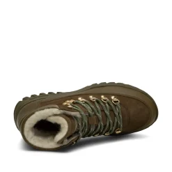 Women Woden Iris Track Leather Suede - Cypress/Dark Olive