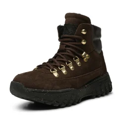 Women Woden Iris Track Suede - Chocolate