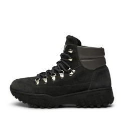 Women Woden Iris Track Suede - Dark Grey