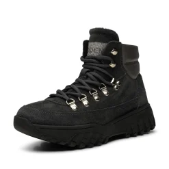 Women Woden Iris Track Suede - Dark Grey