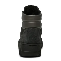 Women Woden Iris Track Suede - Dark Grey
