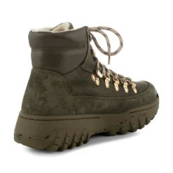 Women Woden Iris Track Suede - Moss