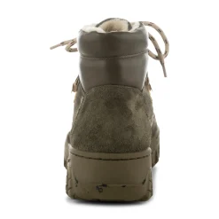 Women Woden Iris Track Suede - Moss