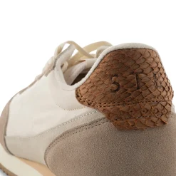 Woden Jansen Retro Sneaker Textile - Taupe