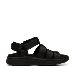 Women Woden Line Fisherman - Black