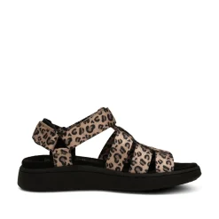 Women Woden Line Fisherman - Leopard