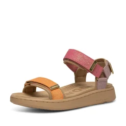 Women Woden Line Glitter - Orange Multi
