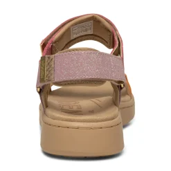 Women Woden Line Glitter - Orange Multi
