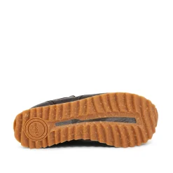 Women Woden Mille Croco Shiny Plateau - Black