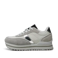 Women Woden Nellie II Metallic Plateau - Sea Fog Grey