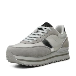 Women Woden Nellie II Metallic Plateau - Sea Fog Grey