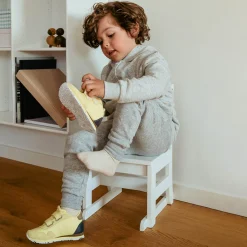 Kids Woden Nor Suede - Banana