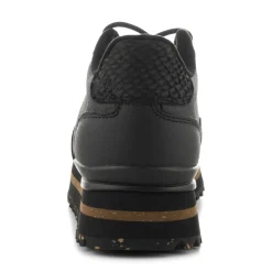 Women Woden Nora III Full Leather Plateau - Black