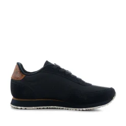 Women Woden Nora III Leather - Dark Navy