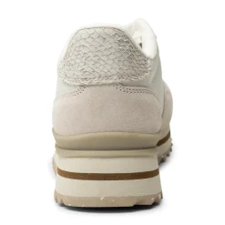 Women Woden Nora III Leather Plateau - Blanc De Blanc