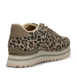 Women Woden Nora III Plateau Animal - Leopard