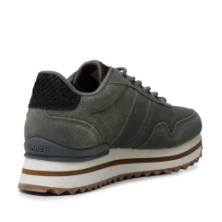 Women Woden Nora III Suede Plateau - Dark Grey
