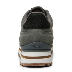 Women Woden Nora III Suede Plateau - Dark Grey