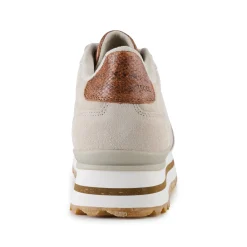 Women Woden Nora III Suede Plateau - Grey Feather