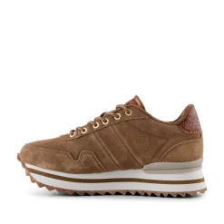 Women Woden Nora III Suede Plateau - Latte