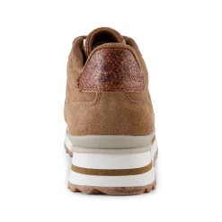 Women Woden Nora III Suede Plateau - Latte