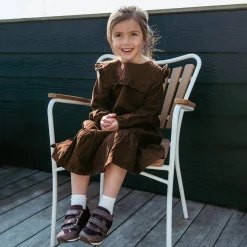 Kids Woden Sandra Pearl Nylon - Fudge