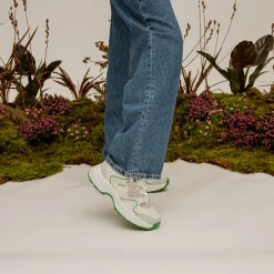 Women Woden Sif Reflective - White/Basil