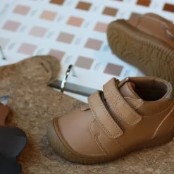 Kids Woden Tristan Leather - Cognac
