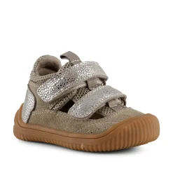 Kids Woden Tristan Sandal Pearl - Silver Mink