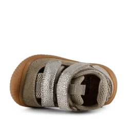 Kids Woden Tristan Sandal Pearl - Silver Mink