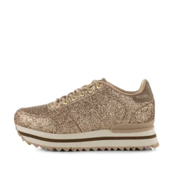 Women/Kids Woden Ydun Glitter Plateau - Coffee Cream