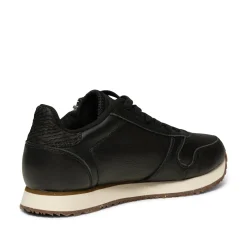 Women Woden Ydun Leather Zipper - Black