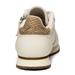 Women Woden Ydun Leather Zipper - Blanc De Blanc