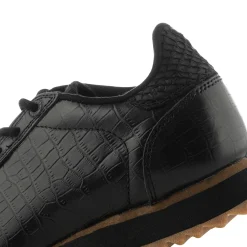 Women Woden Ydun Shiny Leather - Black